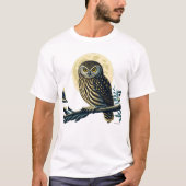 Neuseeländischer Morepork T - Shirt (Vorderseite)