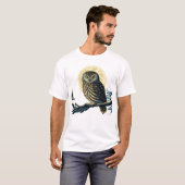 Neuseeländischer Morepork T - Shirt (Vorne ganz)