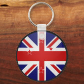 Neuseeländischer Qualitätsflaggenkreis Schlüsselanhänger (Vorderseite)