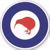 Neuseeländischer Roundel Aufkleber (Vorderseite)
