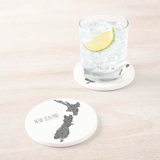 Neuseeländischer Sandstone-Untersetzer Getränkeuntersetzer (Seite)