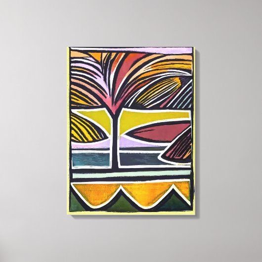 Neuseeländischer Sommer - Wrapped Canvas Art Print Leinwanddruck (Vorderseite)