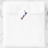 Neuseeländischer Sticker (Tasche)