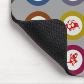 Neuseeländischer Ureinwohner und endemische Vögel  Mousepad (Ecke)