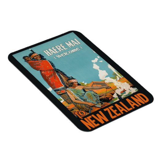 Neuseeländischer Vintage-Magnet Magnet (Rechte Seite)