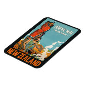 Neuseeländischer Vintage-Magnet Magnet (Linke Seite)