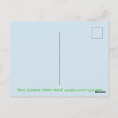 Neuseeländischer Vulkan Postkarte (Rückseite)