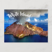 Neuseeländischer Vulkan Postkarte (Vorderseite)