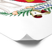 Neuseeländischer Wehrmantel Poster (Ecke)