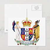 Neuseeländischer Wehrmantel Postkarte (Vorne/Hinten)