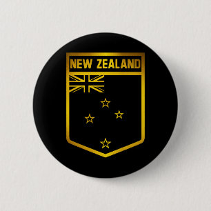 Neuseeländisches Emblem Button