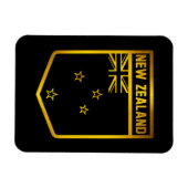 Neuseeländisches Emblem Magnet (Horizontal)