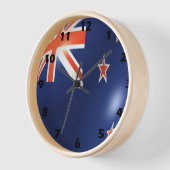 Neuseeländisches Flaggendesign Wanduhr (Winkel)