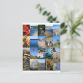 Neuseeländisches landschaftliches Kiwiana Postkarte (Stehend Vorderseite)