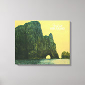 Neuseeländisches Loch im Felsen Leinwanddruck (Vorderseite)