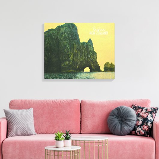Neuseeländisches Loch im Felsen Leinwanddruck (Insitu (Wohnzimmer))