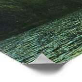 Neuseeländisches Loch im Felsen Poster (Ecke)