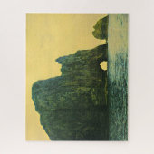 Neuseeländisches Loch im Felsen Puzzle (Vertikal)