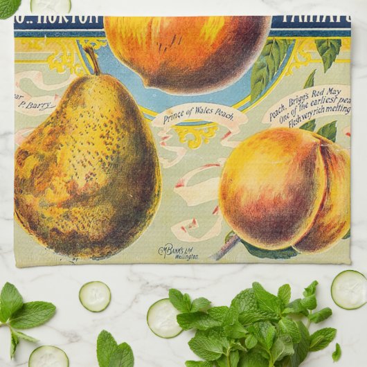 Neuseeländisches Obst Geschirrtuch (Gefaltet)