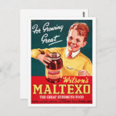 Neuseeländisches Vintages Werbeplakat Postkarte (Vorne/Hinten)