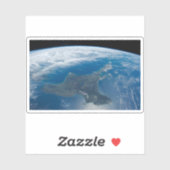 Neuseelands Nordinsel. Aufkleber (Blatt)