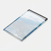 Neuseelands Nordinsel. Post-it Klebezettel (angewinkelt)