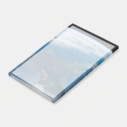 Neuseelands Nordinsel. Post-it Klebezettel (angewinkelt)