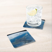 Neuseelands Nordinsel. Rechteckiger Pappuntersetzer (Vor Ort)