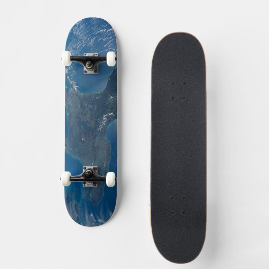 Neuseelands Nordinsel. Skateboard (Vorderseite)