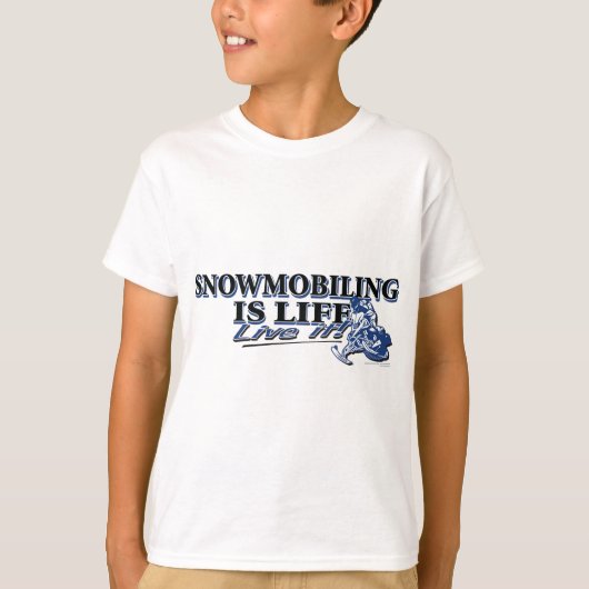 NEUSNOWMOBILING-IS-LIFE-2C T-Shirt (Vorderseite)