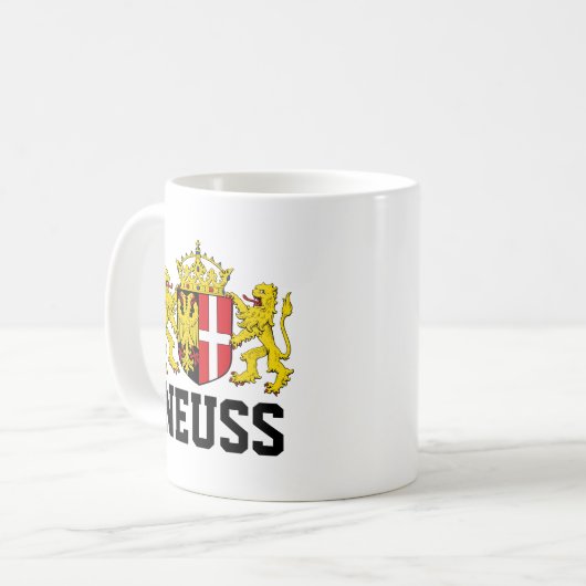 Neuss-Wappen, Deutschland Kaffeetasse (Vorderseite Links)