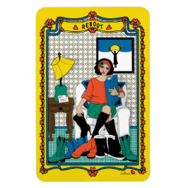 Neustart_B_4x6 Kühlschrank Magnet