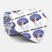 Neustart benötigt (anatomischer Gehirn-Spaß) Krawatte (Gerollt)