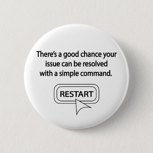 Neustart Button (Vorderseite)