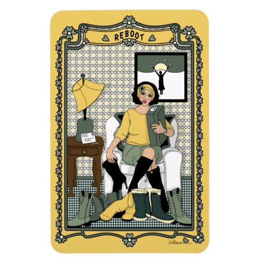 Neustart_C_4x6-Kühlschrank Magnet (Vertikal)