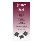 Neustart der Computertasten Fotovorlage Werbekarte (Vorne)