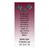 Neustart der Computertasten Fotovorlage Werbekarte (Hinten)