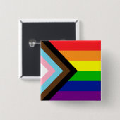 Neustart der Flagge - trans und POC inklusive Button (Vorne & Hinten)