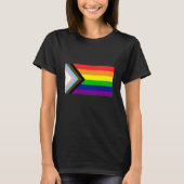 Neustart der Flagge - trans und POC inklusive T-Shirt (Vorderseite)