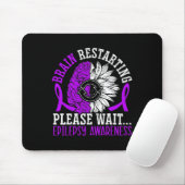 Neustart des Gehirns Bitte warten Epilepsie Aw Mousepad (Mit Mouse)
