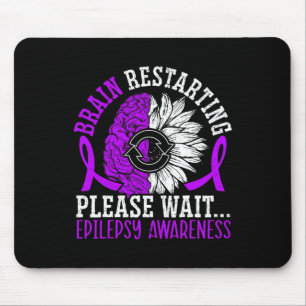 Neustart des Gehirns Bitte warten Epilepsie Aw Mousepad