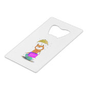 Neuter cat geldbeutel flaschenöffner (Vorderseite Schrägansicht)