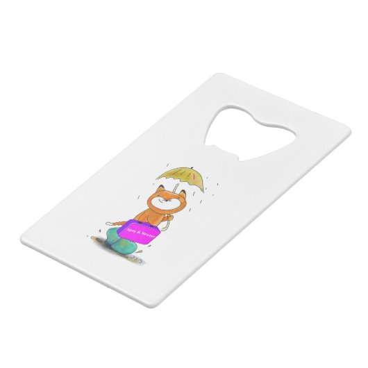 Neuter cat geldbeutel flaschenöffner (Rückseite Schrägansicht)