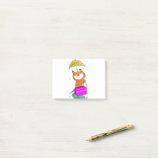 Neuter cat post-it klebezettel (Auf Schreibtisch)