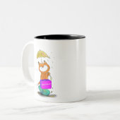 Neuter cat zweifarbige tasse (Vorderseite Links)