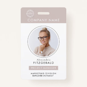 Neuteral Employee Foto ID Company Security Abzeich Ausweis