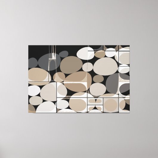 Neutra Kiesel Leinwanddruck (Vorderseite)