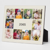 Neutral 10 Jahre Fotokollage Jahr in Überprüfung Fotoplatte (Seite)