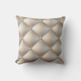 Neutral 3D Diamond Throw Pillow: AccessorizedPearl Kissen