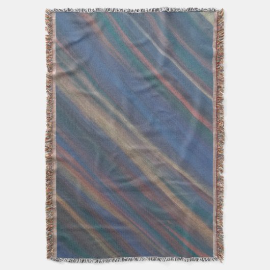 Neutral-Abstrakt | Blaue Kupfer-Erdtöne Decke (Vorderseite Vertikal)